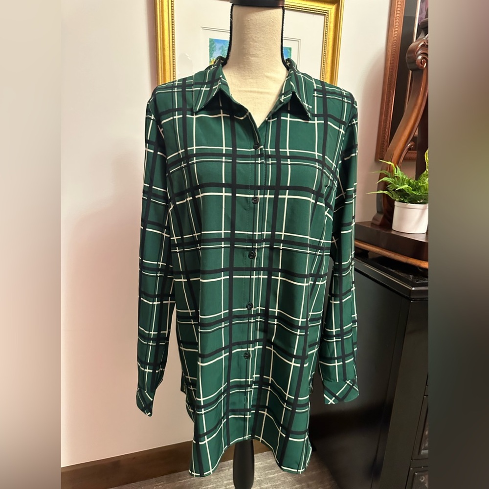 Susan Graver liquid Knit blouse